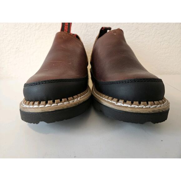 NWT! SUREWAY Slip-On Work Boots Slip-on Casual Tobacco Sz Men’s 10.5, Women 12.5 - Picture 4 of 15